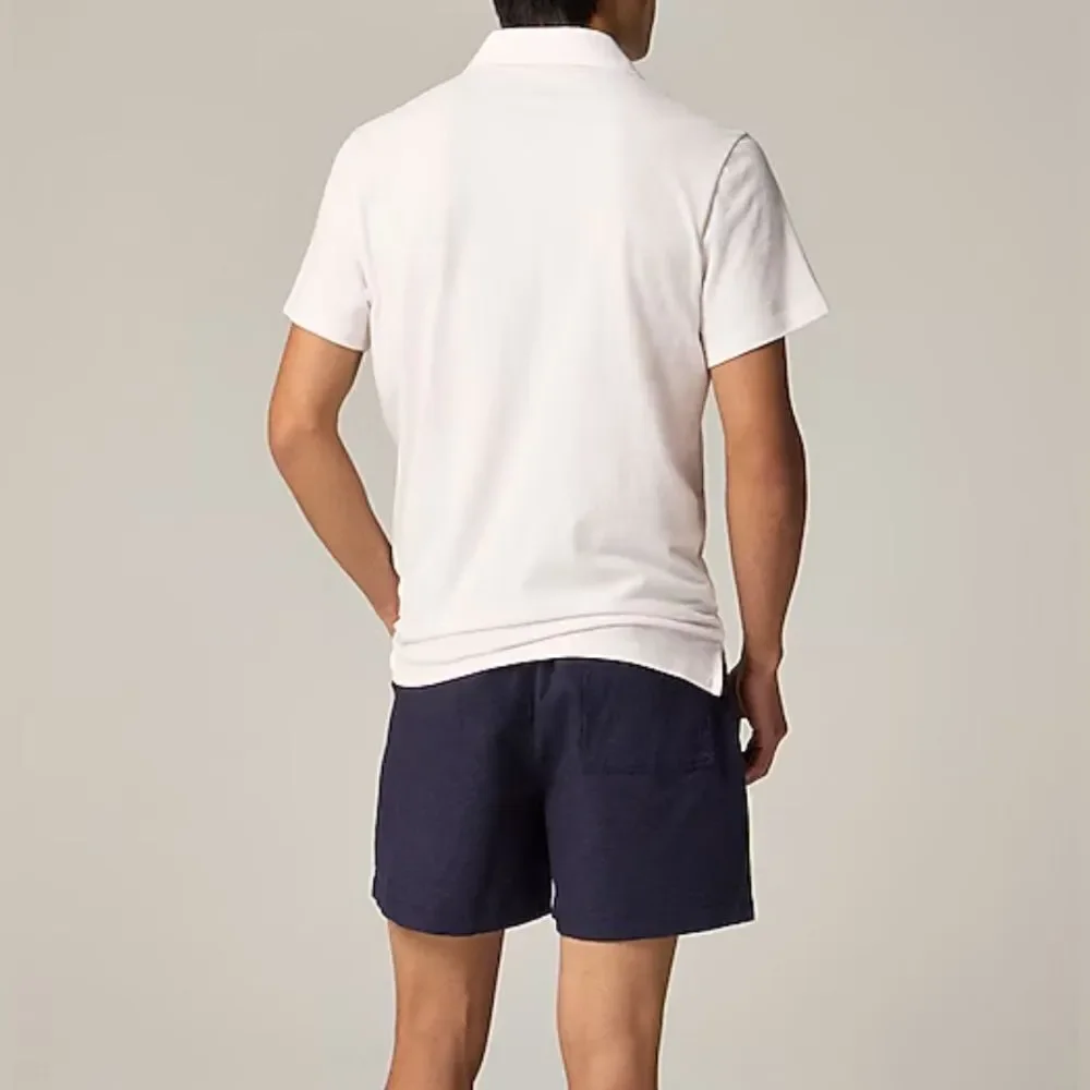 J.Crew Sueded cotton polo shirt NWT Size S